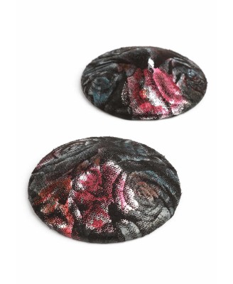 Floral Jacquard Nipple Pasty