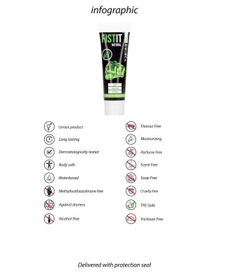 Natural Water Based Lubricant - 0.8 fl oz / 25 ml