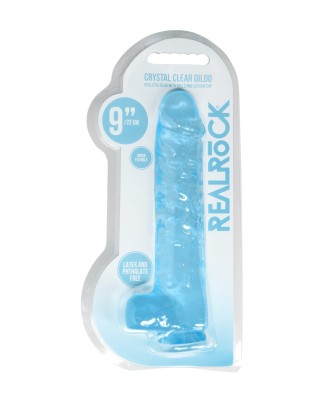 Realistic Dildo with Balls - 9""""/ 25 cm