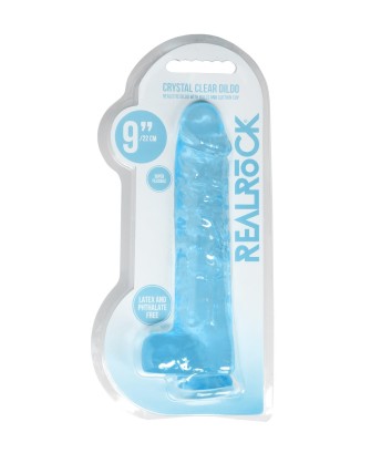 Realistic Dildo with Balls - 9""""/ 25 cm