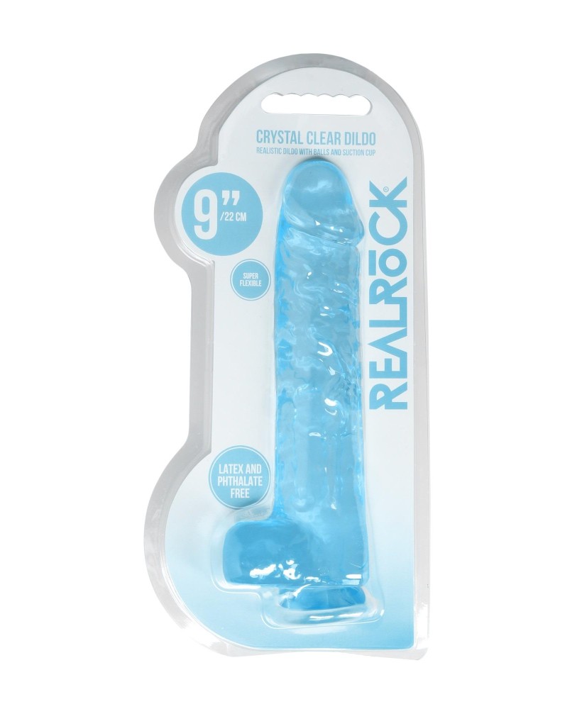 Realistic Dildo with Balls - 9""""/ 25 cm