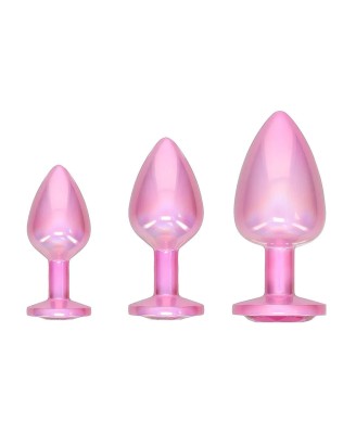 Paris Collection - Metal Anal Plug Set - Pink