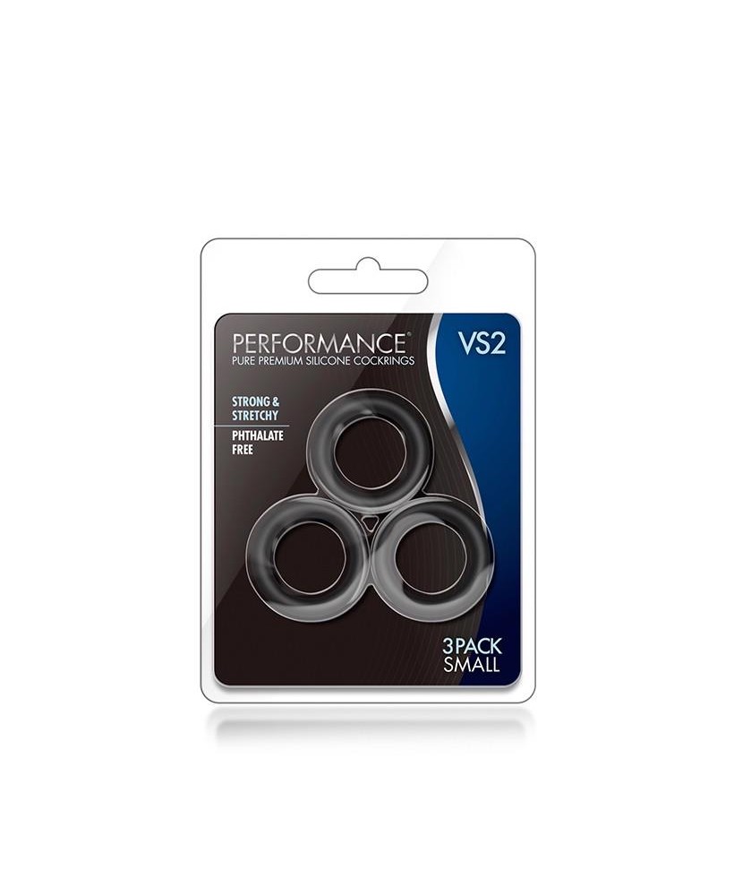 PERFORMANCE VS2 COCK RINGS SMALL BLACK