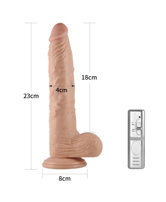 9'' Real Extreme Vibrating Dildo