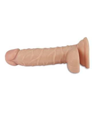 7.5"" Real Extreme Vibrating Dildo Flesh