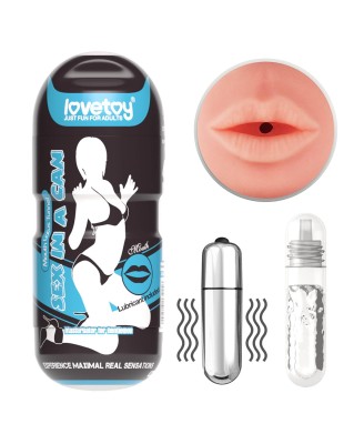 Sex In A Can Mouth Stamina Tunnel - Vibrating