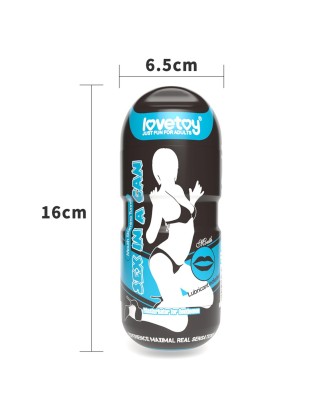 Sex In A Can Mouth Stamina Tunnel - Vibrating