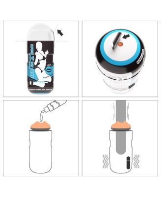 Sex In A Can Mouth Stamina Tunnel - Vibrating
