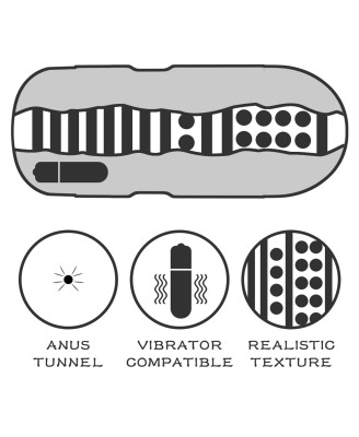 Sex In A Can Anus Lotus Tunnel - Vibrating