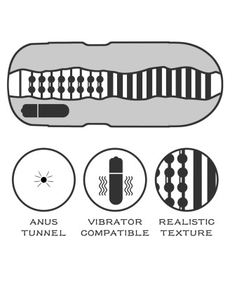 Sex In A Can Anus Stamina Tunnel - Vibrating