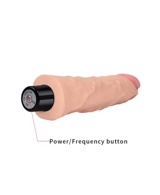 8"" REAL SOFTEE Vibrating Dildo