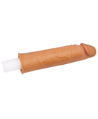 Add 1"" Pleasure X Tender Penis Sleeve Brown
