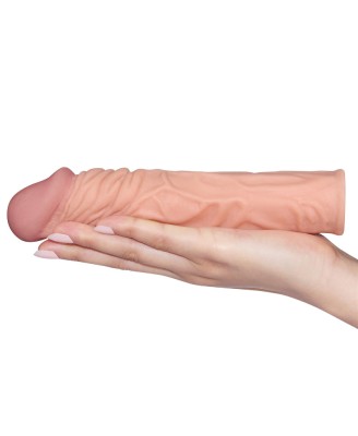 Add 2"" Pleasure X Tender Penis Sleeve Flesh