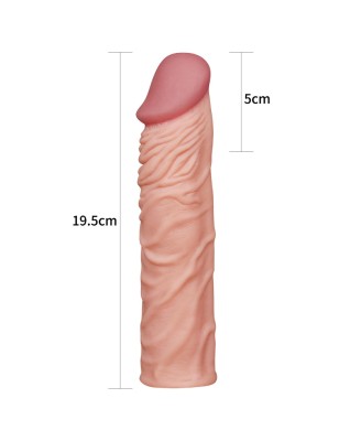 Add 2"" Pleasure X Tender Penis Sleeve Flesh