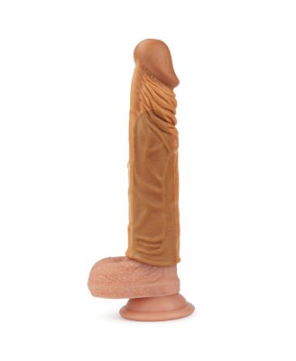 Add 2"" Pleasure X Tender Penis Sleeve Brown