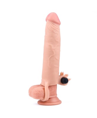 Add 3"" Pleasure X Tender Vibrating Penis Sleeve