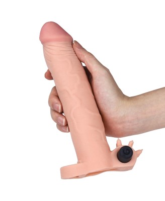 Add 3"" Pleasure X Tender Vibrating Penis Sleeve