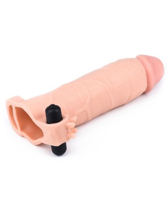 Add 3"" Pleasure X Tender Vibrating Penis Sleeve