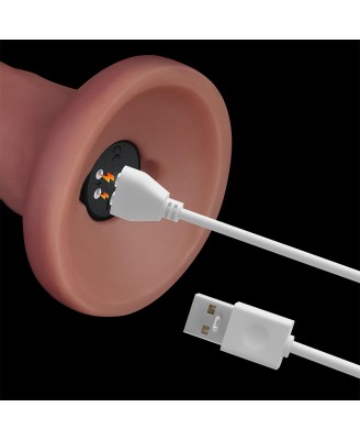 8'' Vibrating Dual Density Power Cock
