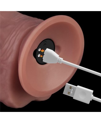 9'' Vibrating Dual Density Power Cock