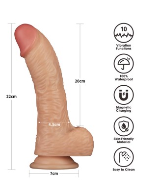 8.5'' Vibrating Power Basics Cock