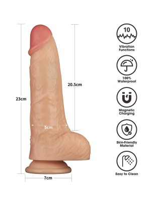 9'' Vibrating Power Basics Cock