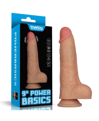 9'' Vibrating Power Basics Cock