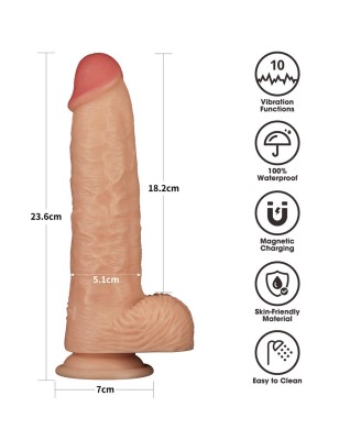 9.5'' Vibrating Power Basics Cock