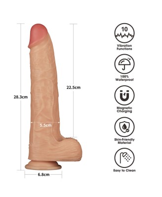 11'' Vibrating Power Basics Cock
