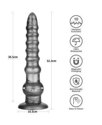 12.5" King Sized Vibrating Vibrax Slider