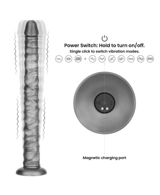 16" King Sized Vibrating Vibrax Slider