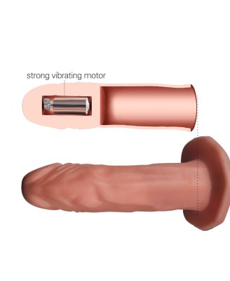 Vibrating Unisex Hollow Strap On
