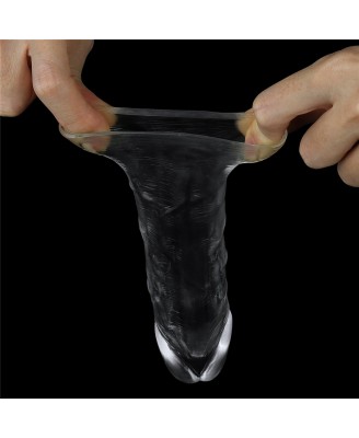 Flawless Clear Penis Sleeve Add 1''