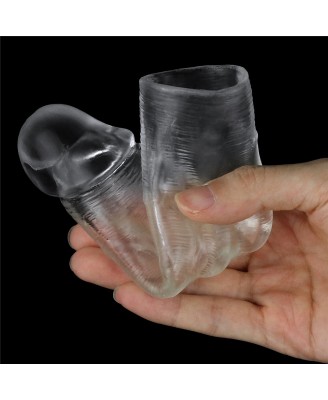 Flawless Clear Penis Sleeve Add 1''