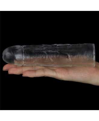Flawless Clear Penis Sleeve Add 1''