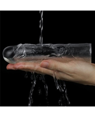 Flawless Clear Penis Sleeve Add 1''