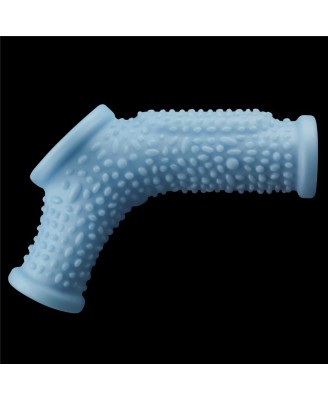 Vibrating Drip Knights Ring with Scrotum Sleeve
