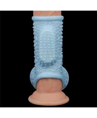 Vibrating Drip Knights Ring with Scrotum Sleeve