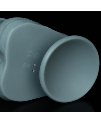 11'' Rechargeable Thrusting and Vibrating Silicone Dildo with Remote