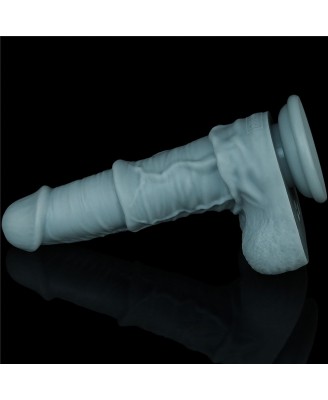 11'' Rechargeable Thrusting and Vibrating Silicone Dildo with Remote