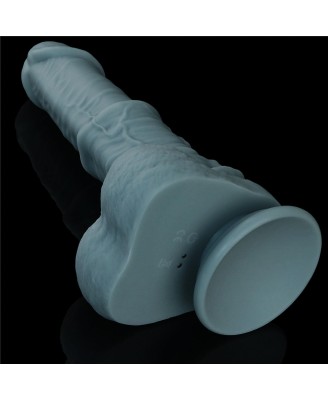 11'' Rechargeable Thrusting and Vibrating Silicone Dildo with Remote