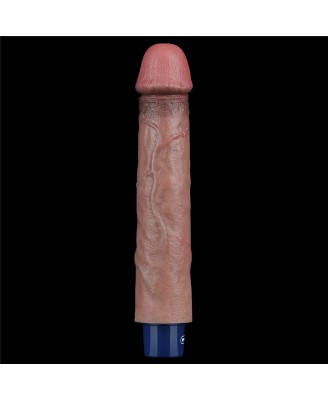 9" REAL SOFTEE Rechargeable Silicone Vibrating Dildo