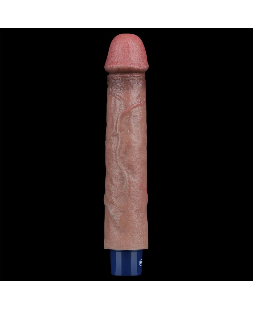 9" REAL SOFTEE Rechargeable Silicone Vibrating Dildo