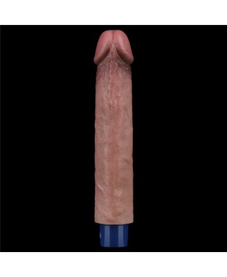 9" REAL SOFTEE Rechargeable Silicone Vibrating Dildo