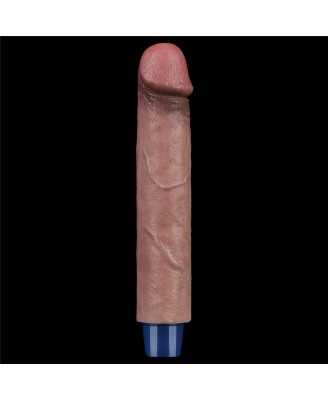 9" REAL SOFTEE Rechargeable Silicone Vibrating Dildo