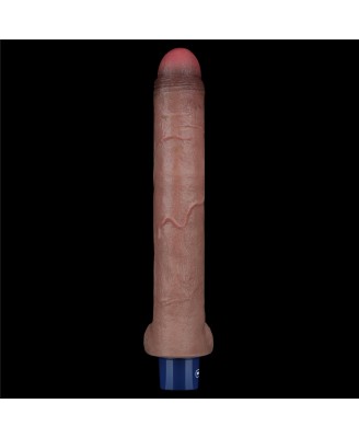 10.5" REAL SOFTEE Rechargeable Silicone Vibrating Dildo