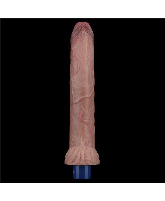 11" REAL SOFTEE Rechargeable Silicone Vibrating Dildo