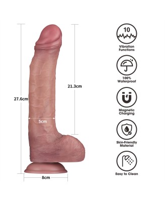 11'' Vibrating Dual Density Power Cock