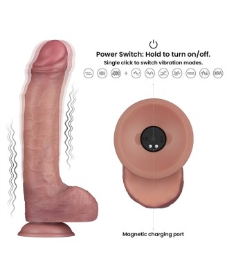 11'' Vibrating Dual Density Power Cock