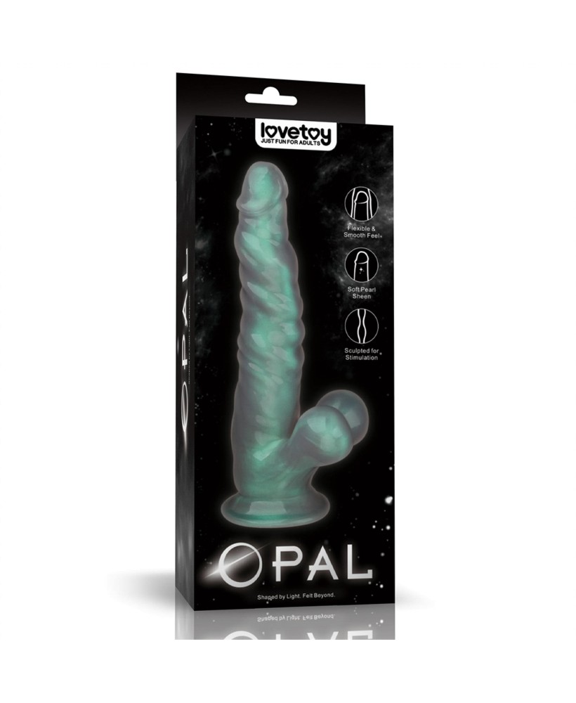 10'' Opal Pearl Sheen Dildo
